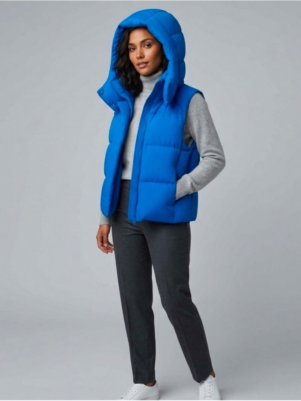KHY Blue Puffer Vest - Picture 5 of 5